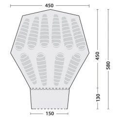 Robens Kiowa 10 Person Tipi Tent -Vango Camp Essentials go 044108 f