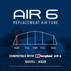 Air 6 Replacement Air Tube (Front 452R) -Vango Camp Essentials go 190070 z