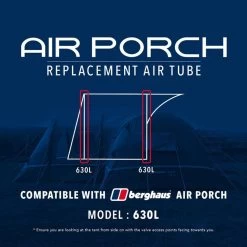 Air Porch Replacement Air Tube 630L -Vango Camp Essentials go 215202 z