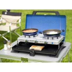 Campingaz Xcelerate™ 400ST Double Burner Stove And Toaster -Vango Camp Essentials go 310513 e