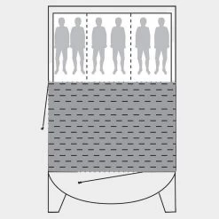 Outwell Palm Coast 600 Flat Woven Carpet -Vango Camp Essentials go 318172 c