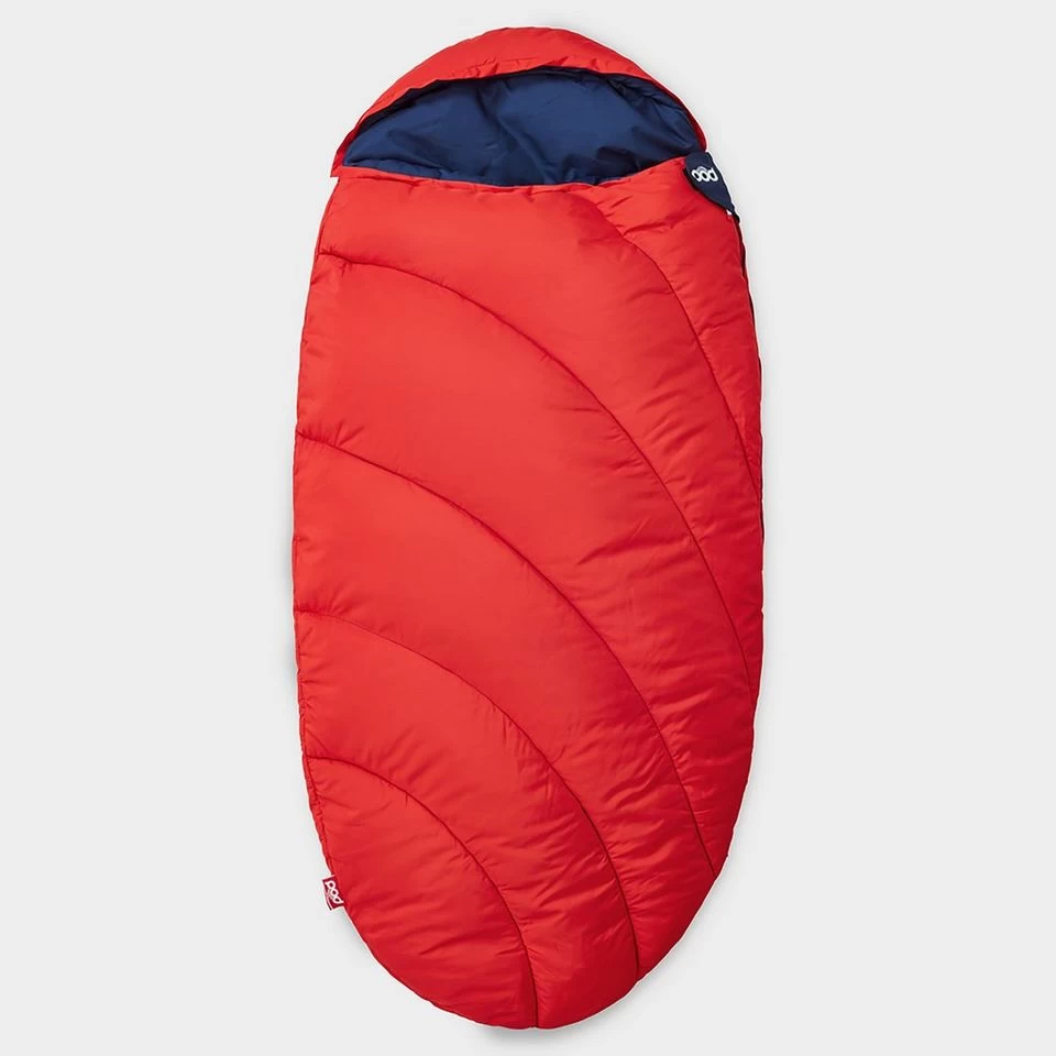 Pod Kid's Red Sleeping Bag 2 Pod Kid's Red Sleeping Bag - Image 2