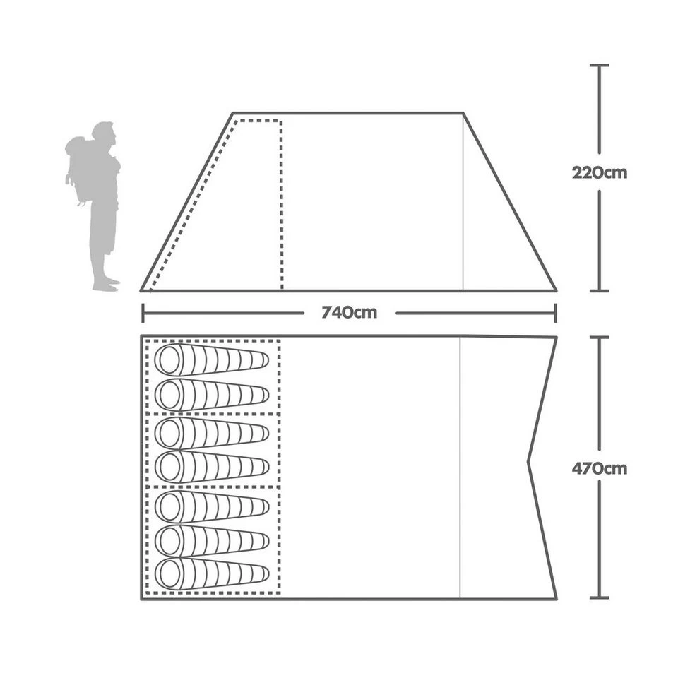 Horizon 700 Air Nightfall Tent 2 Horizon 700 Air Nightfall Tent - Image 2