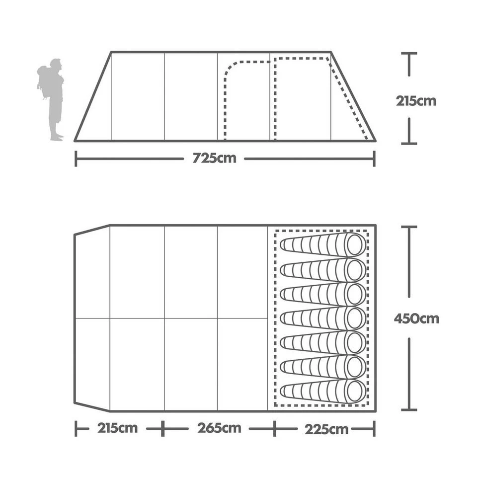 Vango Casa Lux Family Tent 2 Vango Casa Lux Family Tent - Image 2