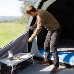 Coleman Meadowood 4 Person Tent With Blackout Bedrooms -Vango Camp Essentials go 409170 g