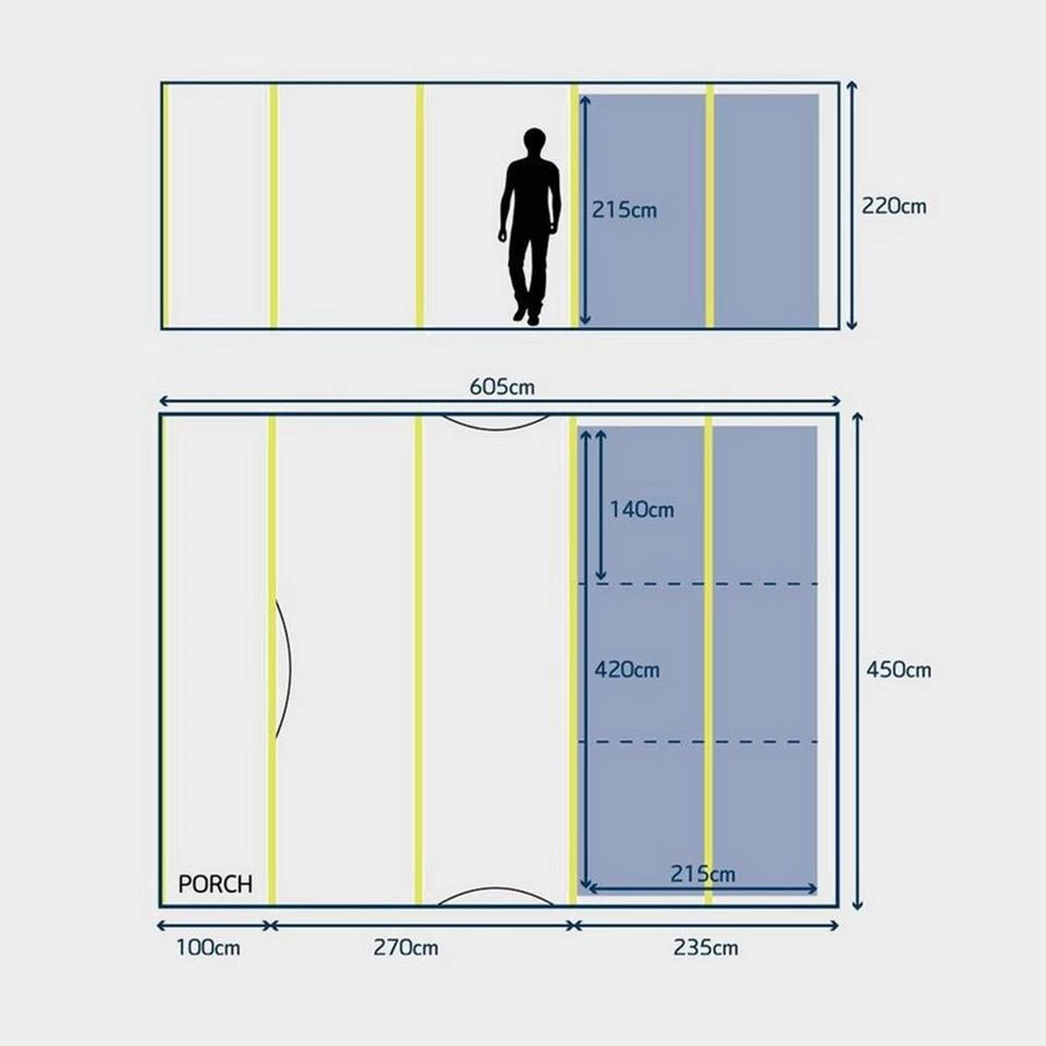Berghaus Air 6.1 XL Nightfall Tent 2 Berghaus Air 6.1 XL Nightfall Tent - Image 2
